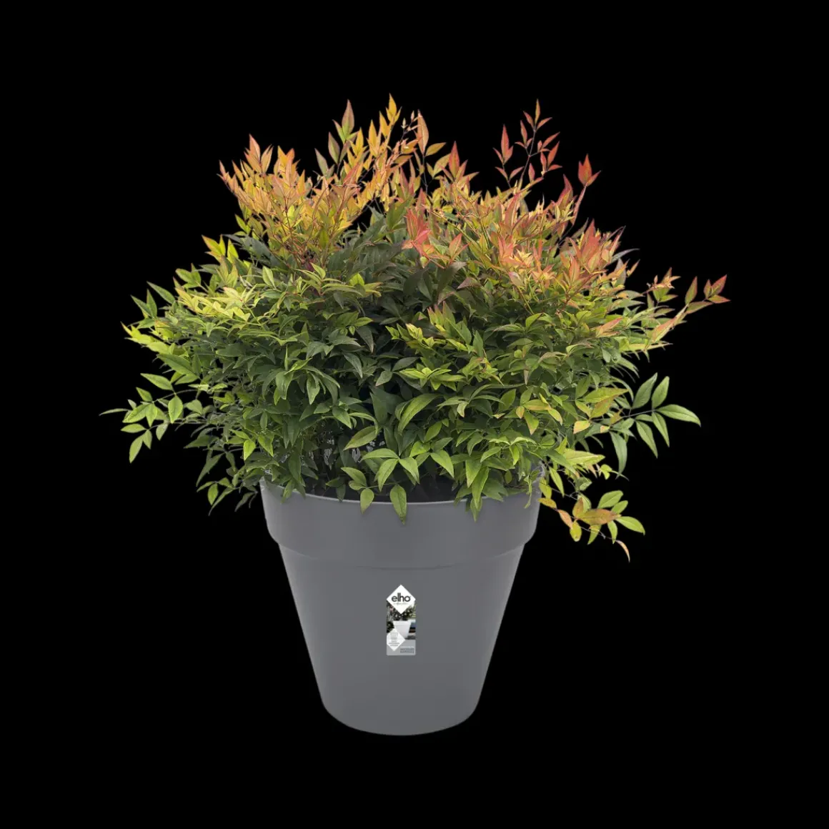 Elho Bloempot Loft Urban Rond Wielen O40Cm Antraciet