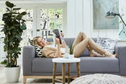 Elho Brussels Rond Wielen O47Cm Wit