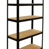 Erro Stellingkast Met 5 Planken - Zwart - 90Cm
