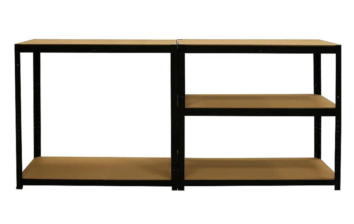 Erro Stellingkast Met 5 Planken - Zwart - 90Cm