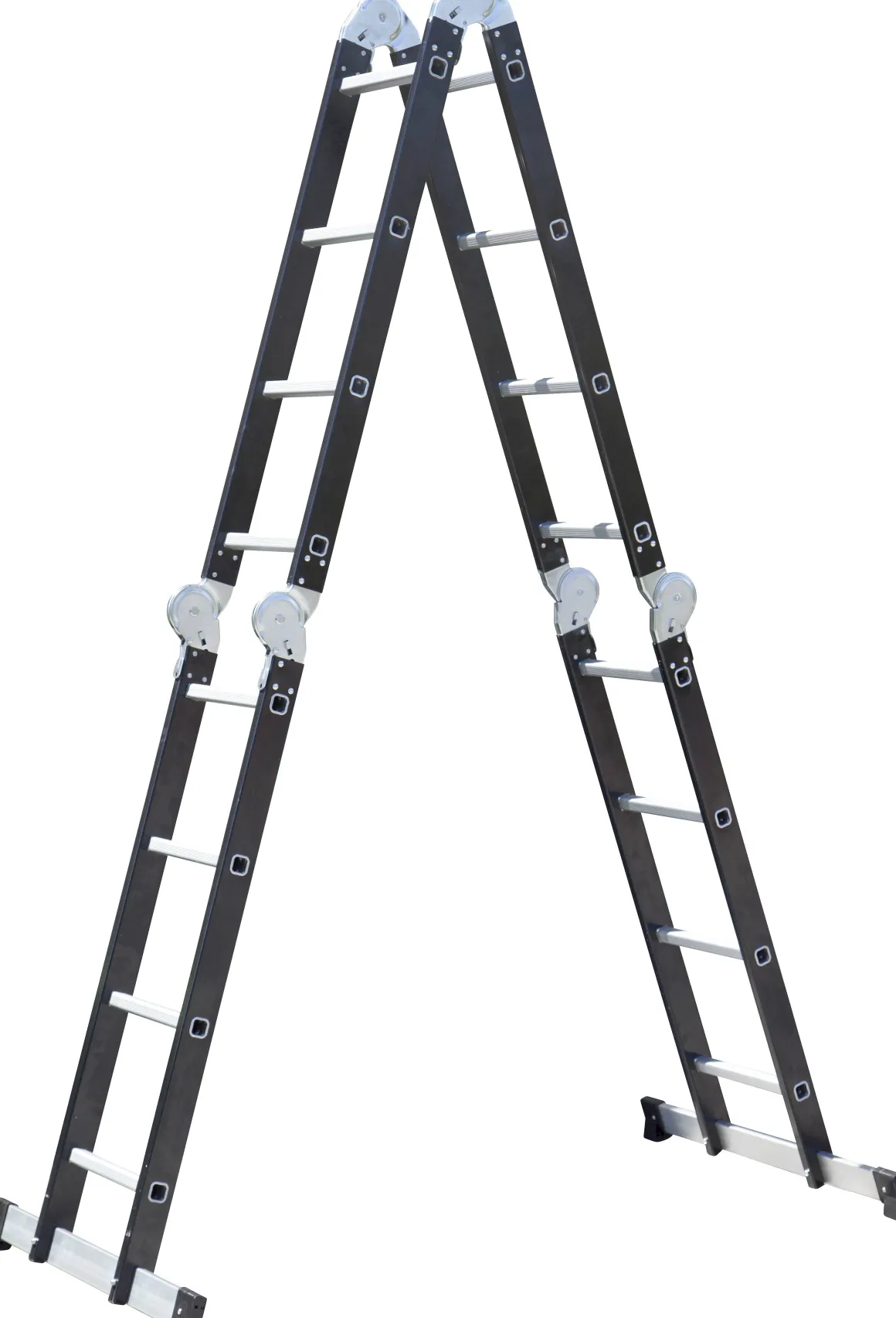 Escalo Vouwladder Multifold 2-In-1 Zwart