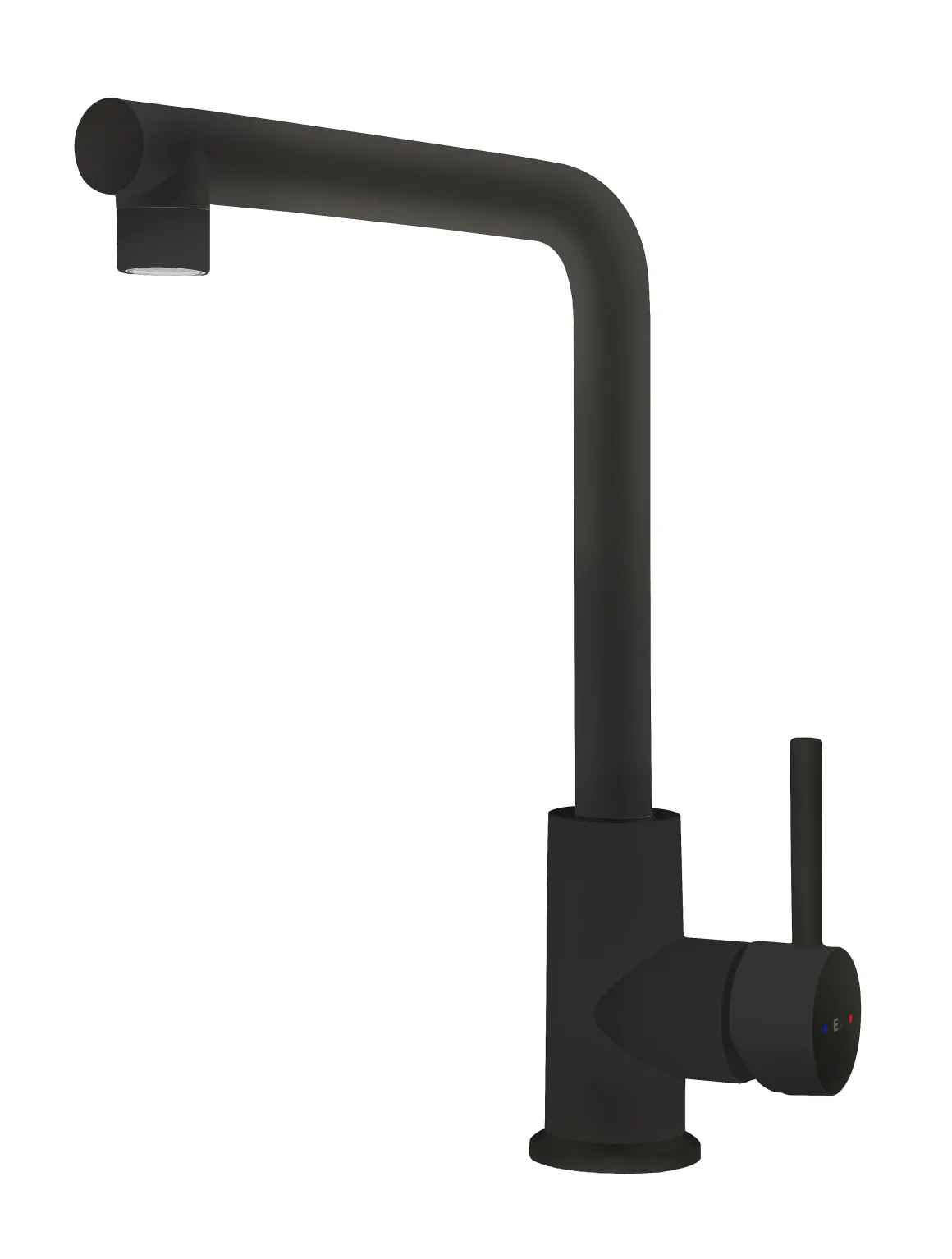 Essebagno Keukenkraan Pure Ii Mat Zwart