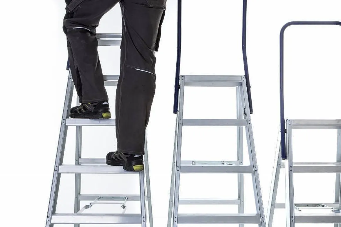 Eurostairs Dubbele Trap Professioneel 3 Treden