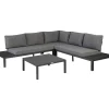 Exotan Loungeset Incl. Kussens - Aluminium - Grijs - 63X245X245