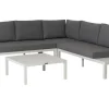 Exotan Loungeset La Vida - Aluminium - Wit - 63X245X245