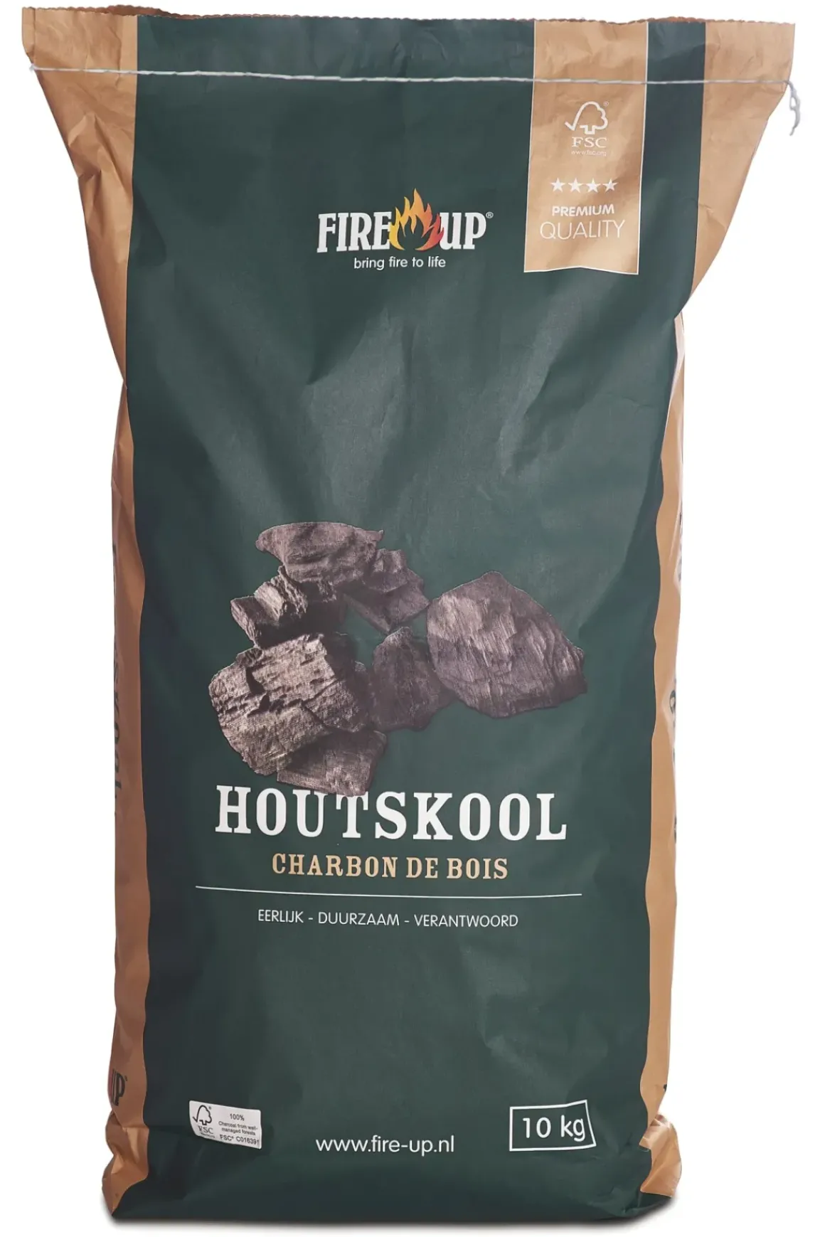 Fire-Up Houtskool Fsc 10Kg