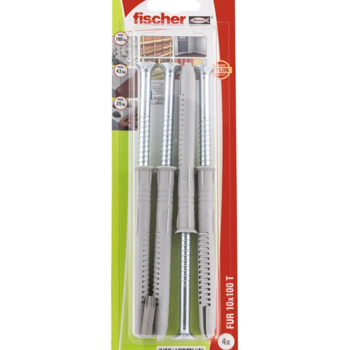 Fischer Nylon Plug Duopower Universeelplug 8X40 100St.