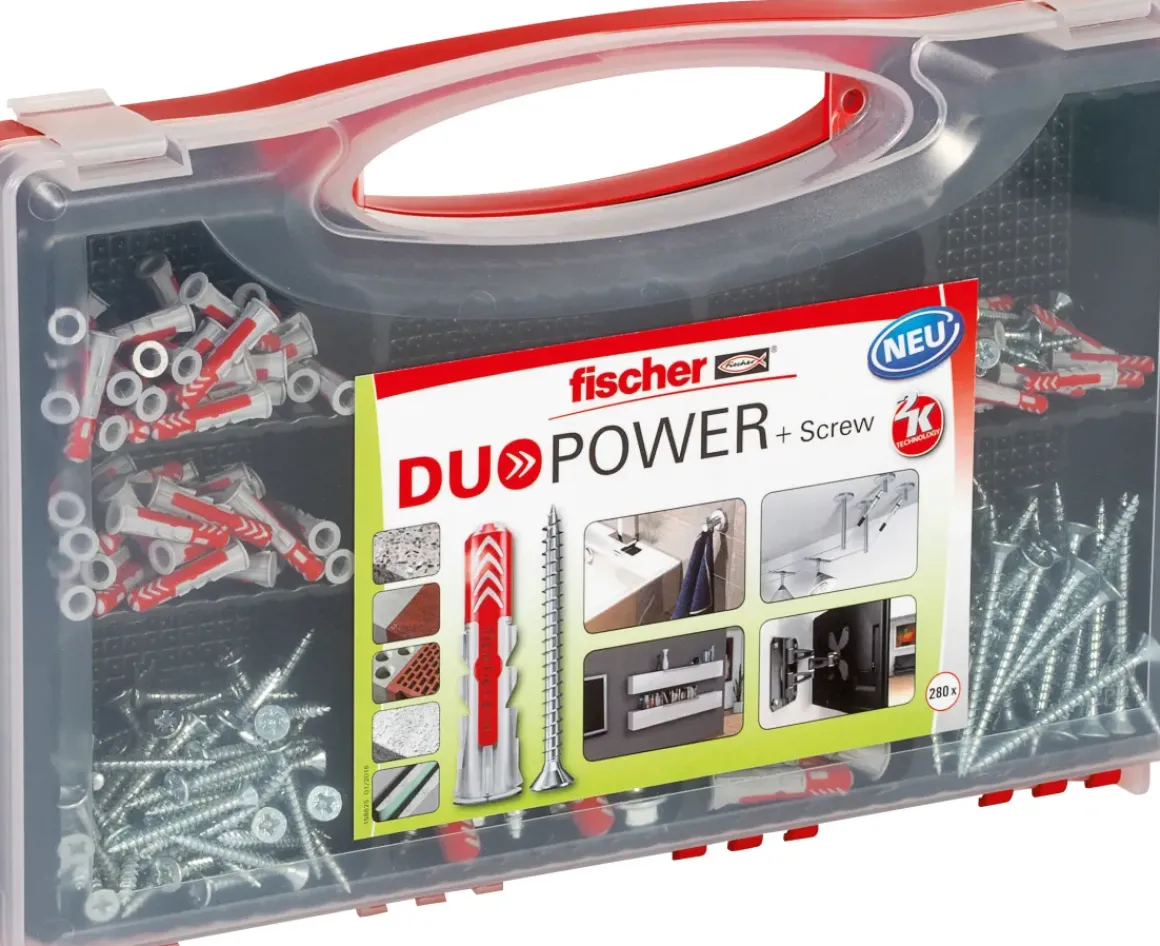 Fischer Nylon Plug Duopower Universeelplug 6X30 Winkelhaak 6St.