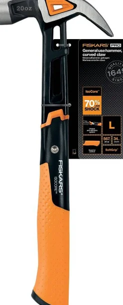 Fiskars Klauwhamer Isocore L Gebogen