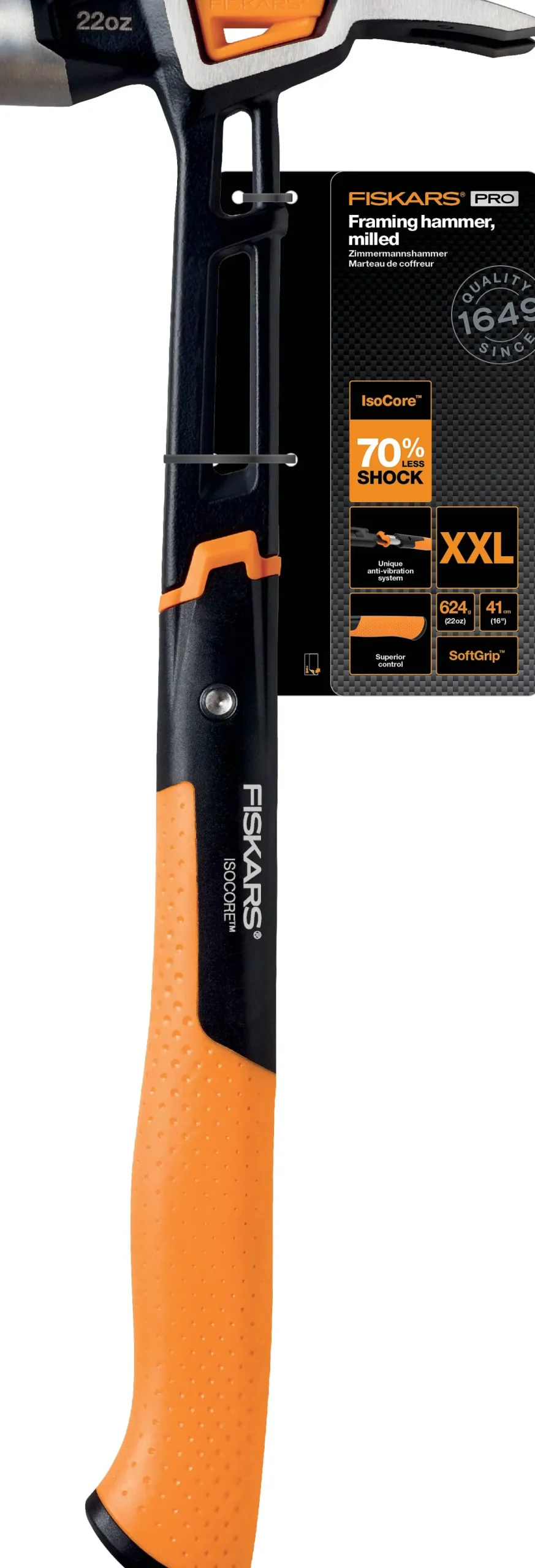 Fiskars Klauwhamer Xxl Isocore Gefreesd