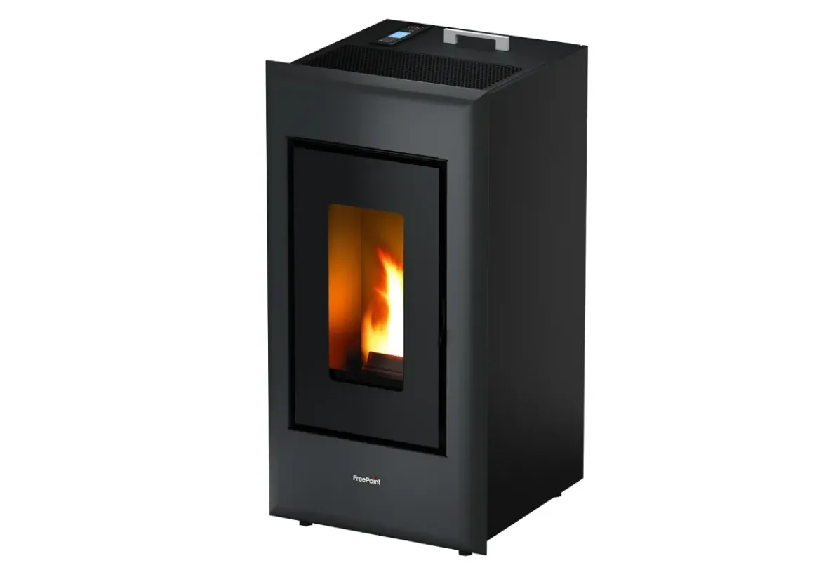 Freepoint Pelletkachel Vega 10,5Kw Wit/Zwart