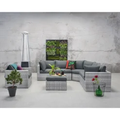 Garden Impressions Carlo Loungeset 5-Delig Xl - Licht Grijs