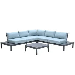Garden Impressions Lena Loungeset 4-Delig - Mint Grijs