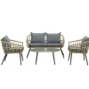Garden Impressions Tarulo Loungeset 4-Delig - Donker Grijs