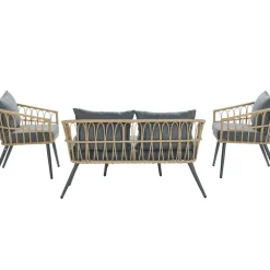 Garden Impressions Tarulo Loungeset 4-Delig - Donker Grijs