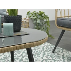 Garden Impressions Tarulo Loungeset 4-Delig - Donker Grijs