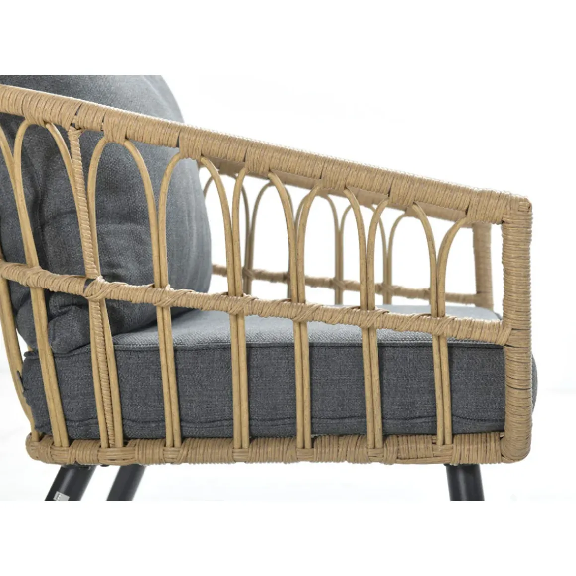 Garden Impressions Tarulo Loungeset 4-Delig - Donker Grijs