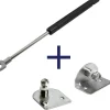 Gasveer Zwart - 550Mm - 200N - Inclusief Bevestigingen