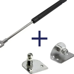 Gasveer Zwart - 550Mm - 380N - Inclusief Bevestigingen