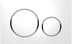 Geberit Bedieningspaneel Sigma 20 Voor Up320, Up720, Up300 En Up700 Inbouwreservoirs| 16,4X24,6X1,1Cm Wit/Chroom