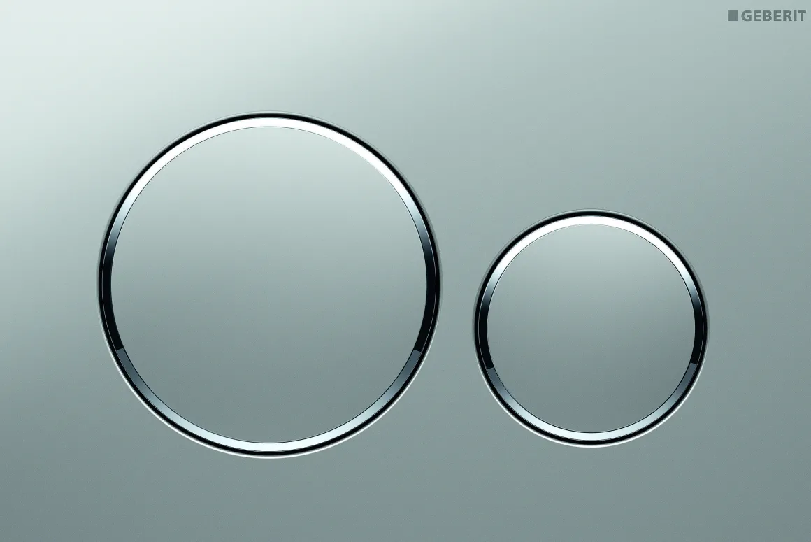 Geberit Bedieningspaneel Sigma 20 Voor Up320, Up720, Up300 En Up700 Inbouwreservoirs| 246X164Mm Verchroomd