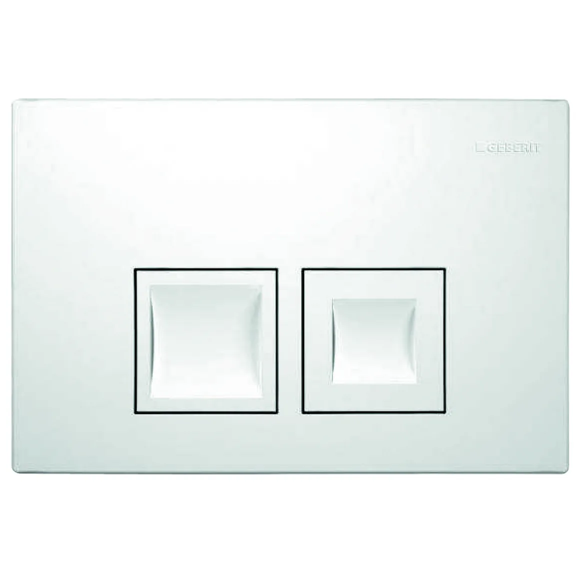 Geberit Bedieningspaneel Delta 50 Voor Up100 Inbouwreservoirs|Mat Wit