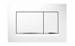 Geberit Bedieningspaneel Sigma 30 Voor Up320, Up720, Up300 En Up700 Inbouwreservoirs| Wit/Chroom