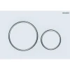 Geberit Bedieningspaneel Sigma 20 Voor Up320, Up720, Up300 En Up700 Inbouwreservoirs| 246X164Mm Mat Wit