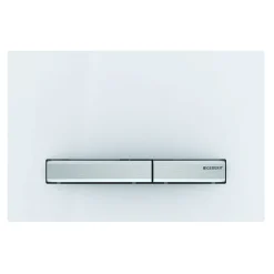Geberit Bedieningspaneel Sigma 50 Voor Up320 Inbouwreservoirs|24,6X16,4Cm Wit/Chroom