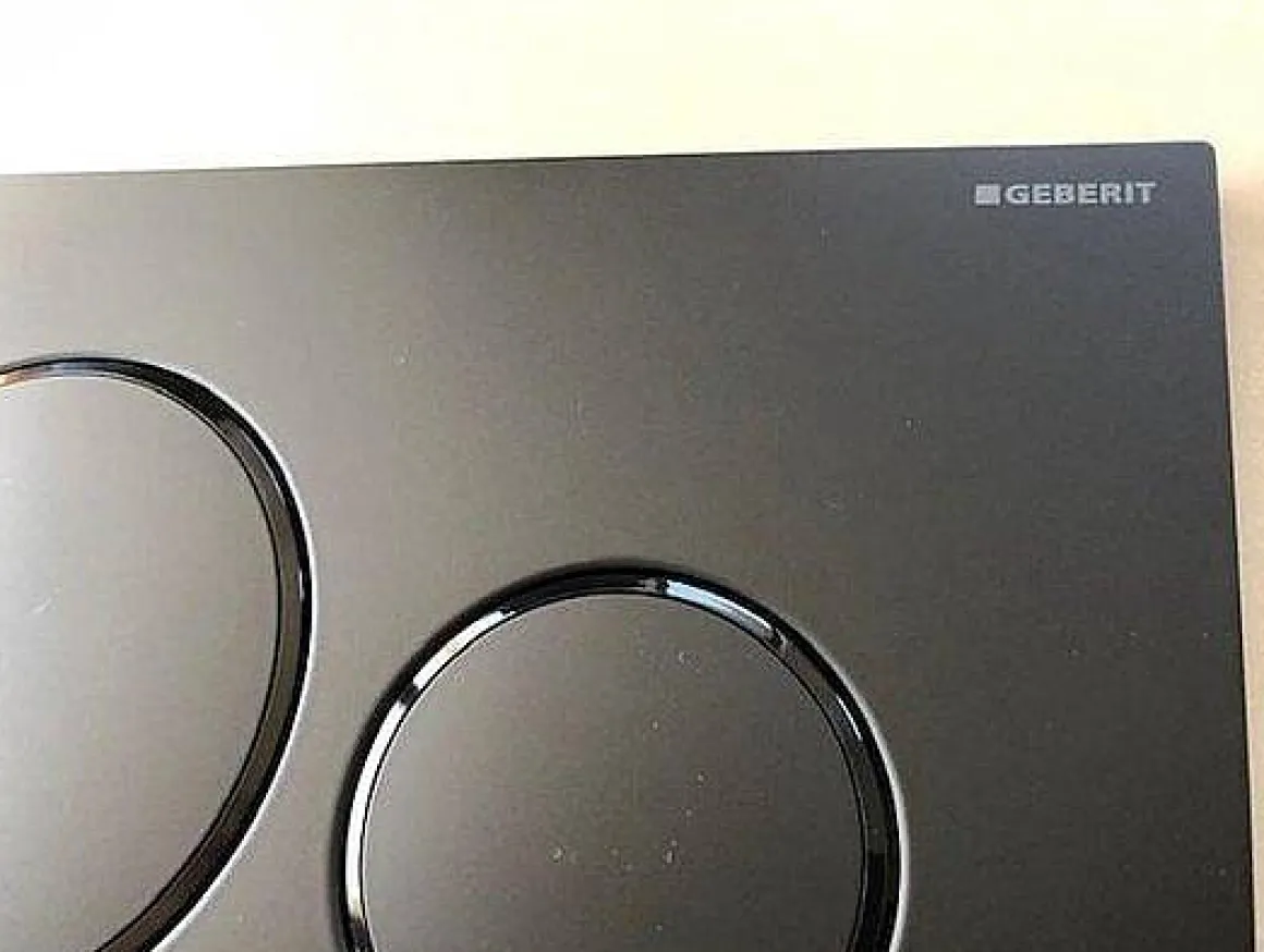 Geberit Bedieningsplaat Sigma 20 Voor Up320, Up720, Up300 En Up700 Inbouwreservoirs| Zwart Mat