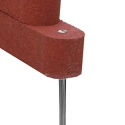 Gegalvaniseerde Stalen Buis Voor Montage Rubber Opsluitband