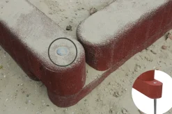 Gegalvaniseerde Stalen Buis Voor Montage Rubber Opsluitband