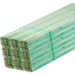 Geimpregneerd Ruw Hout Witte Noorse Den 270 X 4,7 X 4,7 Cm