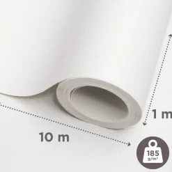 Glasweefselbehang Novelio Nature Flair Snow 185Gr 10M