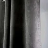 Gordijn Sweet Suede Verduisterend Antraciet Ringen 145 X 260 Cm