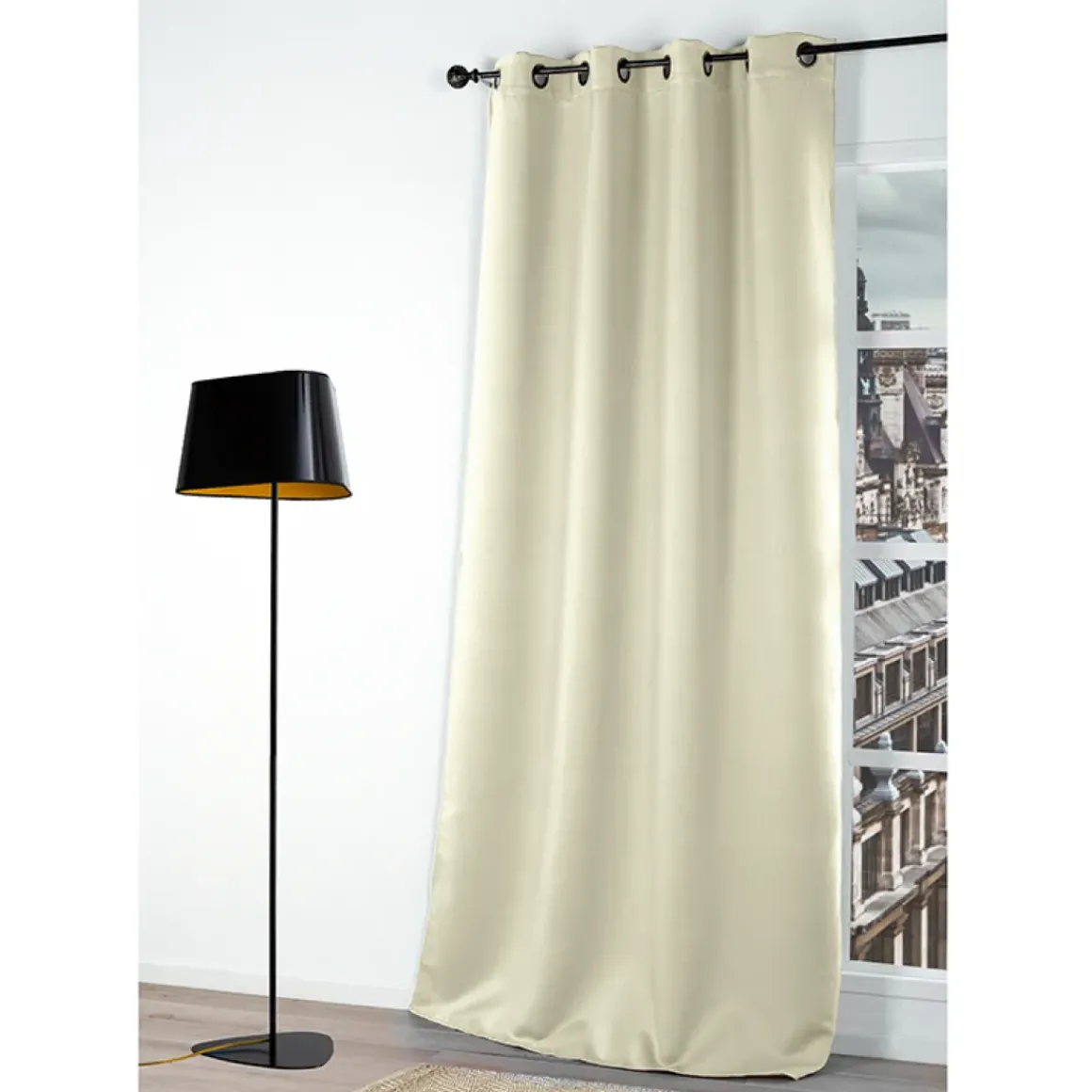 Gordijn Verduisterend Beige 140X180Cm
