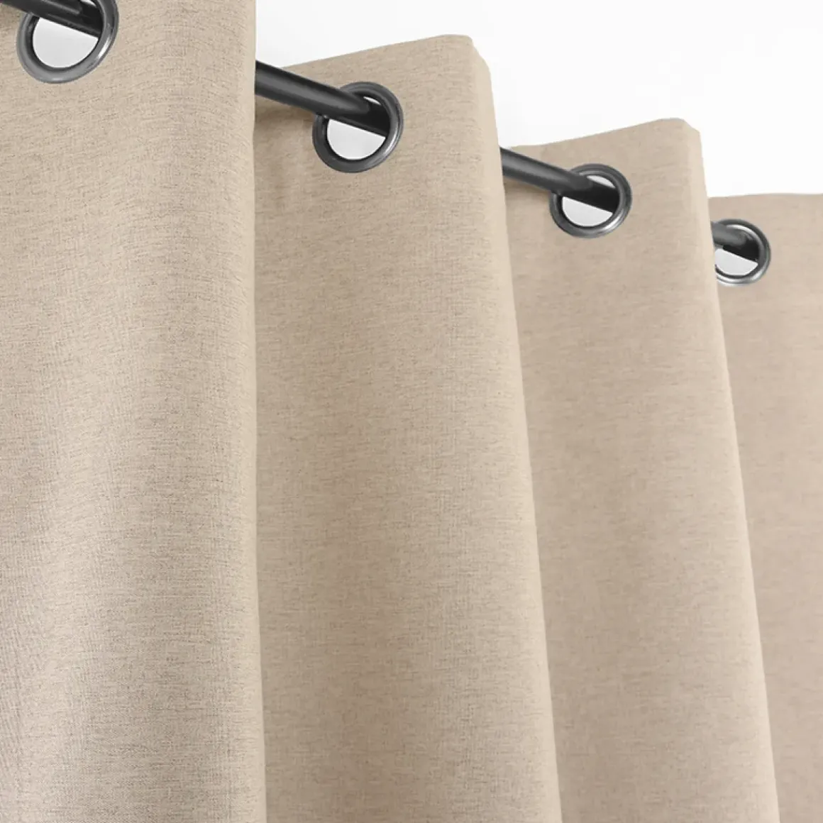 Gordijn Verduisterend Helsinki Beige 140X260Cm
