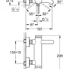 Grohe Bad- En Douchemengkraan Essence Supersteel