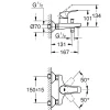 Grohe Badmengkraan Start Flow Chroom
