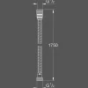 Grohe Doucheslang Rotaflex 175Cm Chroom