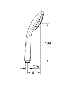 Grohe Handdouche Vitalio Joy 110Mm 1 Straal Chroom