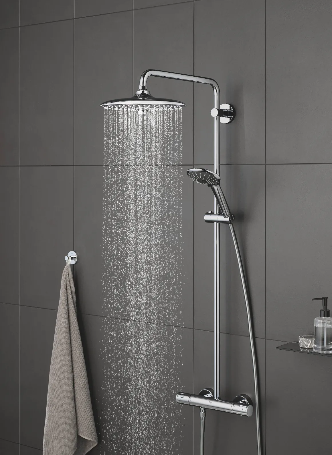 Grohe Hoofddouche Vitalio Joy 260 Chroom 3 Stralen