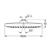 Grohe Hoofddouche Vitalio Start O250Mm 1 Straal Chroom