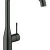 Grohe Keukenmengkraan Essence Hard Graphite Zwart Geborsteld