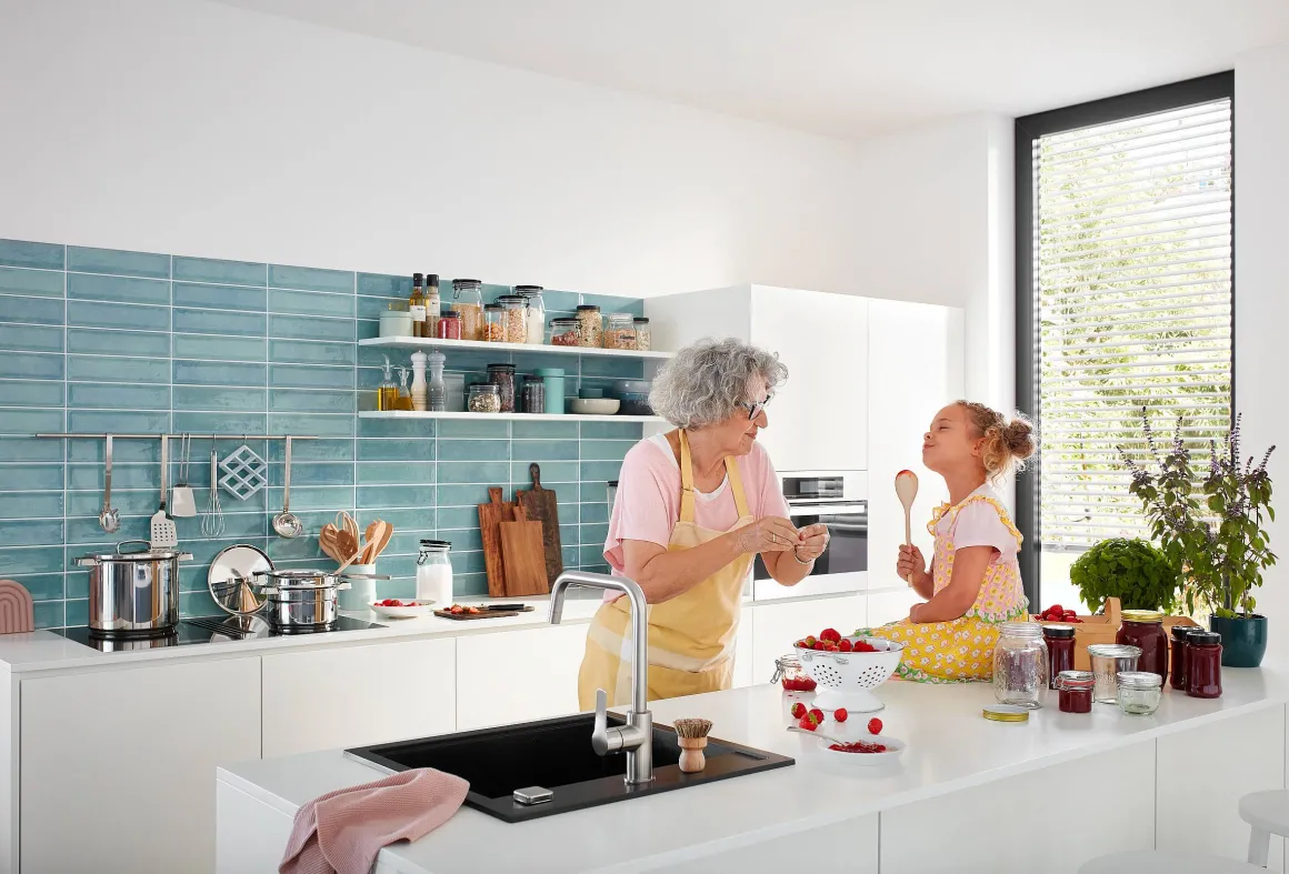 Grohe Quickfix Start Keukenmengkraan Chroom