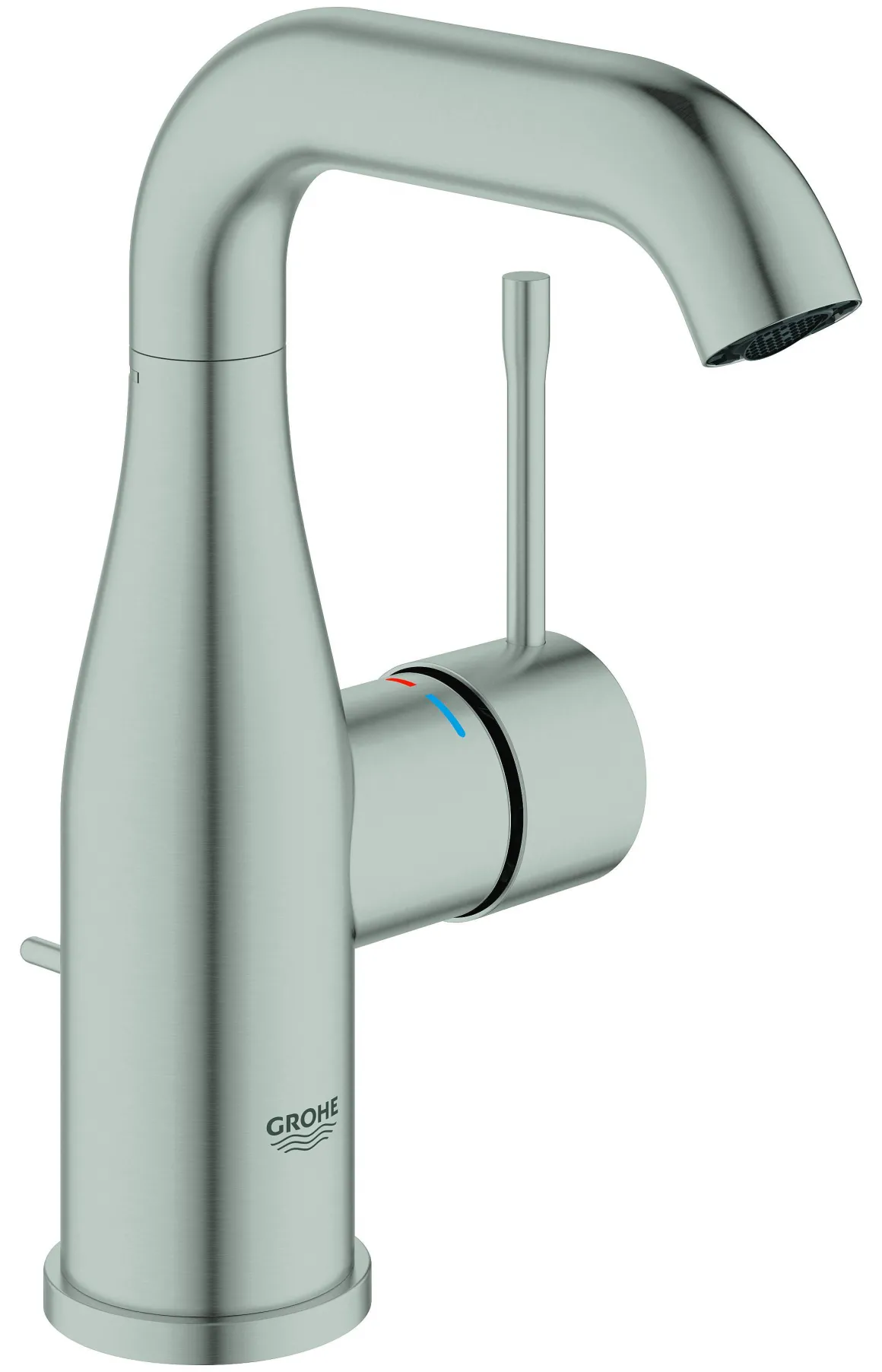 Grohe Wastafelkraan Essence M-Size Chroom Geborsteld