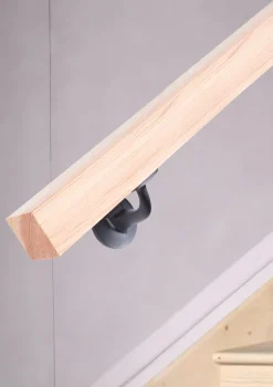 Handystairs Houten Trapleuning - Vierkante Leuning 40 X 40 Mm - Grenen - 150Cm