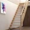 Handystairs Steektrap "Rustic70" - 70Cm Breed - Hoogte 280Cm - 13 Treden Van Beukenhout (30Mm)
