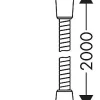 Hansgrohe Doucheslang Sensoflex Rvs 200Cm Chroom