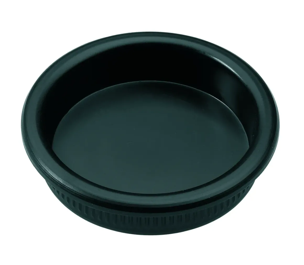 Hettich Holle Greep Rond Zwart - 2 Stuks